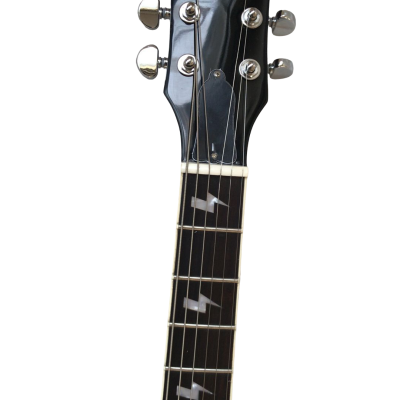 Custom Crown SG Dark Red Angus 6 String Electric Guitar - Image 3