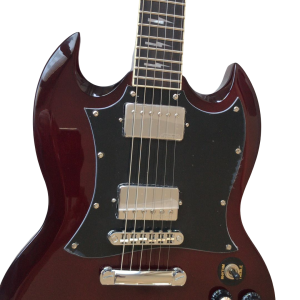 Custom Crown SG Dark Red Angus 6 String Electric Guitar