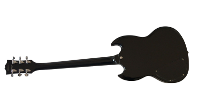 Custom Crown SG Black Blue Burst Tiger Maple Top Fixed Bridge Guitar - Image 8