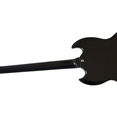 Custom Crown SG Black Blue Burst Tiger Maple Top Fixed Bridge Guitar - Image 8
