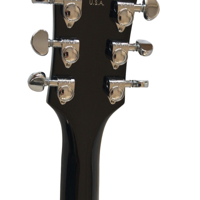 Custom Crown SG Black Blue Burst Tiger Maple Top Fixed Bridge Guitar - Image 5