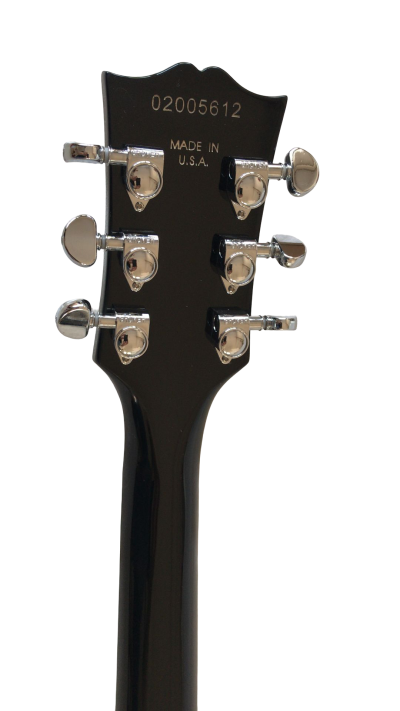 Custom Crown SG Black Blue Burst Tiger Maple Top Fixed Bridge Guitar - Image 5