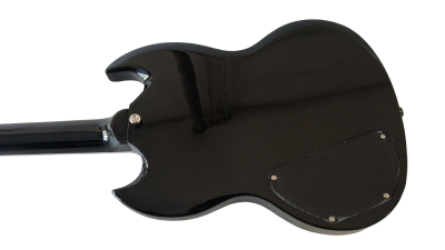 Custom Crown SG Black Blue Burst Tiger Maple Top Fixed Bridge Guitar - Image 4