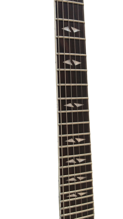Custom Crown SG Black Blue Burst Tiger Maple Top Fixed Bridge Guitar - Image 6