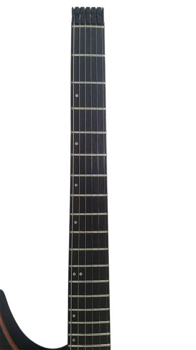 Custom Diplomat Boden Brown Burst Quilted Maple Top Headless Guitar - Image 3