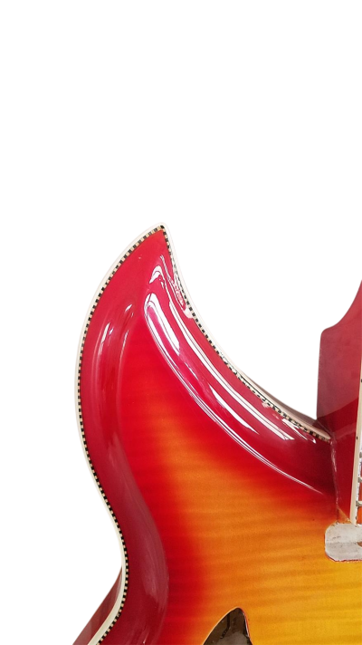 Custom Nova DIY Unfinished 381 Fireglo Body And Neck 12 String Guitar - Image 5