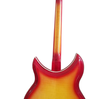 Custom Nova DIY Unfinished 381 Fireglo Body And Neck 12 String Guitar - Image 3