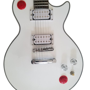 Custom Crown Alpine White Buckethead Electric Guitar