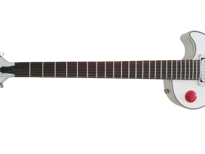 Custom Crown Alpine White Buckethead Electric Guitar Push Button Kill Switch - Image 9