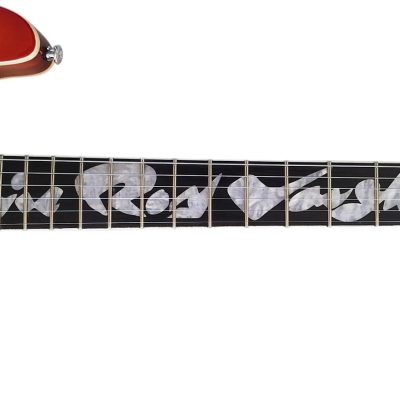 Custom Opal SRV Cherry Sunburst Finish Guitar - Image 7