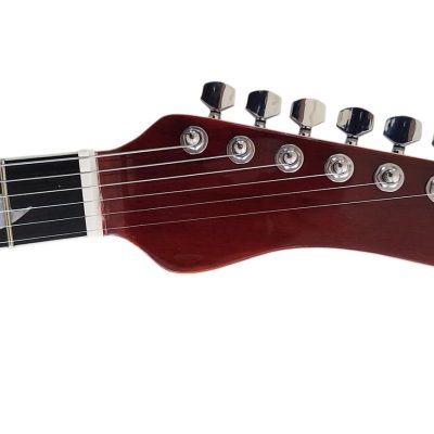 Custom Opal SRV Cherry Sunburst Finish Guitar - Image 6