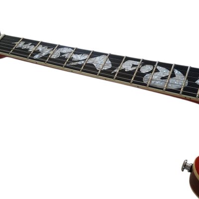 Custom Opal SRV Cherry Sunburst Finish Guitar - Image 5