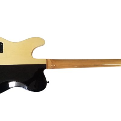 Custom Titan PT Blackjack 1953 String Thru Black Aged White Electric Guitar - Image 7