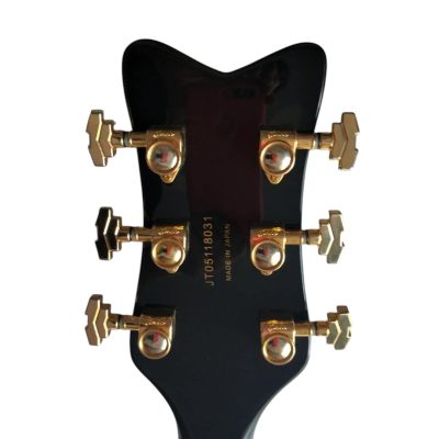 Custom Sovereign G6136T Hollow Body Single Cut Black Falcon Vibrato Tailpiece Guitar - Image 4