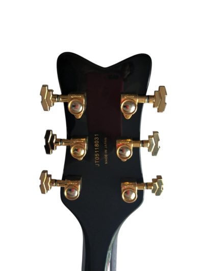 Custom Sovereign G6136T Hollow Body Single Cut Black Falcon Vibrato Tailpiece Guitar - Image 4