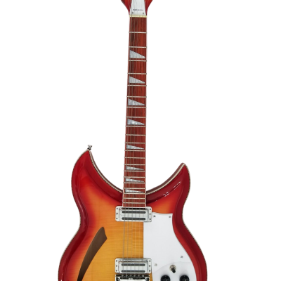 Custom Nova Fireglo 381V69 Semi Hollow 12 String Electric Guitar - Image 5