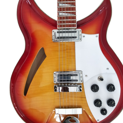 Custom Nova Fireglo 381V69 Semi Hollow 12 String Electric Guitar
