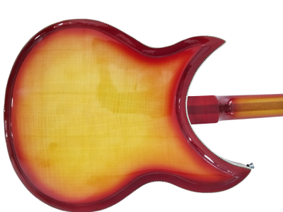 Custom Nova Fireglo 381V69 Semi Hollow 12 String Electric Guitar - Image 3