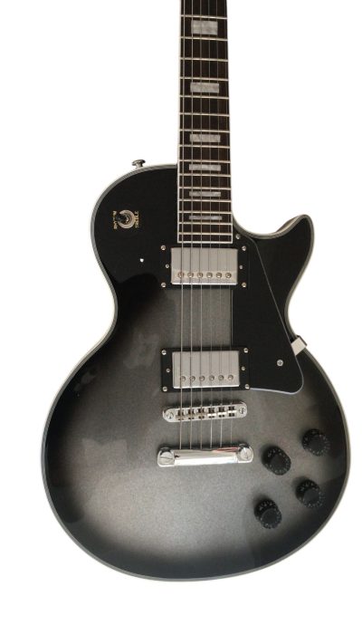 Custom Crown Adam Jones Silverburst 2 Pickups Electric Guitar Tear Drop