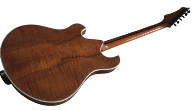 Custom Vesper Languedoc Region Trey Fhole Koa Bracing Inside Electric Guitar - Image 4
