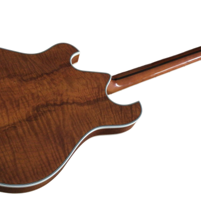 Custom Vesper Languedoc Region Trey Fhole Koa Bracing Inside Electric Guitar - Image 4