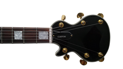 Custom Crown Justin Black Beauty The Darkness Hawkins Guitar - Image 5