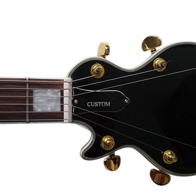 Custom Crown Justin Black Beauty The Darkness Hawkins Guitar - Image 5