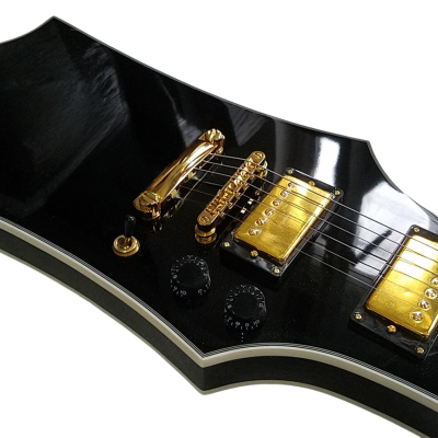 Custom Crown Justin Black Beauty The Darkness Hawkins Guitar - Image 4