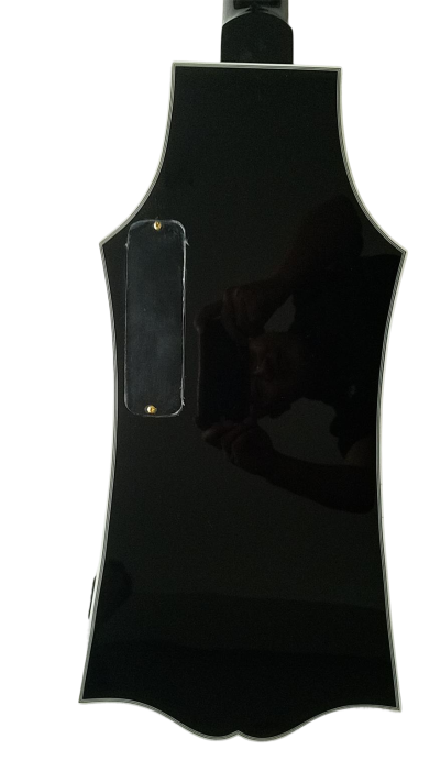 Custom Crown Justin Black Beauty The Darkness Hawkins Guitar - Image 6