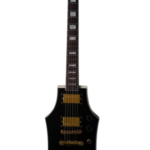 Alternative view of Custom Crown Justin Black Beauty The Darkness Hawkins Guitar