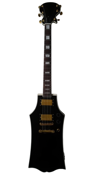 Custom Crown Justin Black Beauty The Darkness Hawkins Guitar - Image 2
