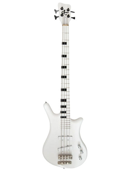 Custom Pulse Corvette Prince White 4 String Bass - Image 7