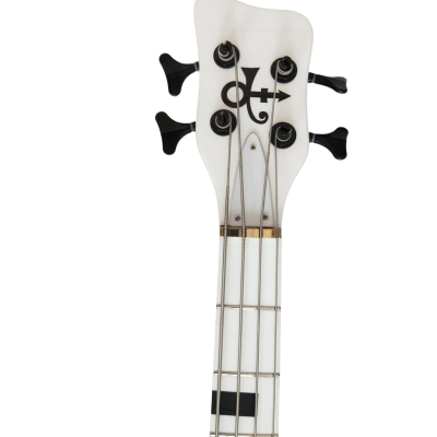 Custom Pulse Corvette Prince White 4 String Bass - Image 5