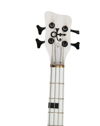 Custom Pulse Corvette Prince White 4 String Bass - Image 5