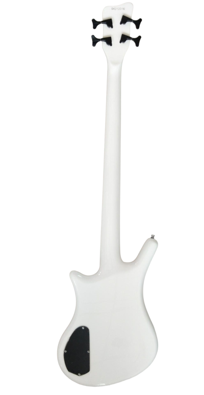 Custom Pulse Corvette Prince White 4 String Bass - Image 4
