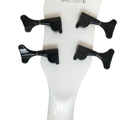 Custom Pulse Corvette Prince White 4 String Bass - Image 3
