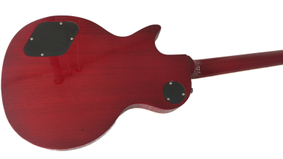 Custom Crown Black Red Burst Flame Maple Top Snakepit Slash Electric Guitar - Image 7