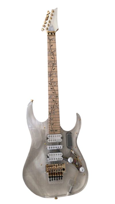 Custom Axis Plexiglass Acrylic Lucite LED Tremolo Guitar Jem Tree Of Life Inlay - Image 3