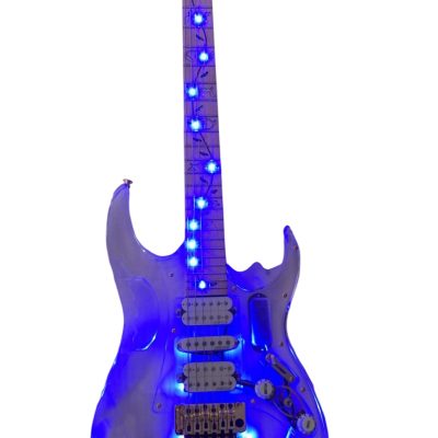 Custom Axis Plexiglass Acrylic Lucite LED Tremolo Guitar Jem Tree Of Life Inlay - Image 7