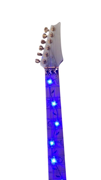 Custom Axis Plexiglass Acrylic Lucite LED Tremolo Guitar Jem Tree Of Life Inlay - Image 6