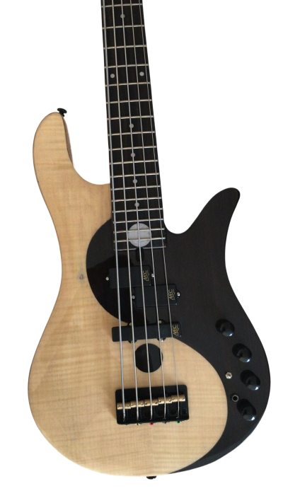 Custom Solis Victor Yin Yang Deluxe 5 String Dual Tone Wood Bass