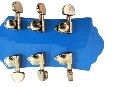 Custom Vile Barry S4CE BG Guild Blue Songbird Acoustic Electric Guitar - Image 9