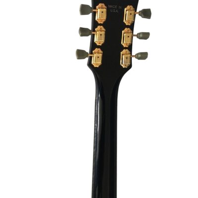 Custom Crown ES335 Bigsby Vibrato Tailpiece Black Semi Hollow Jazz Fhole Guitar - Image 7