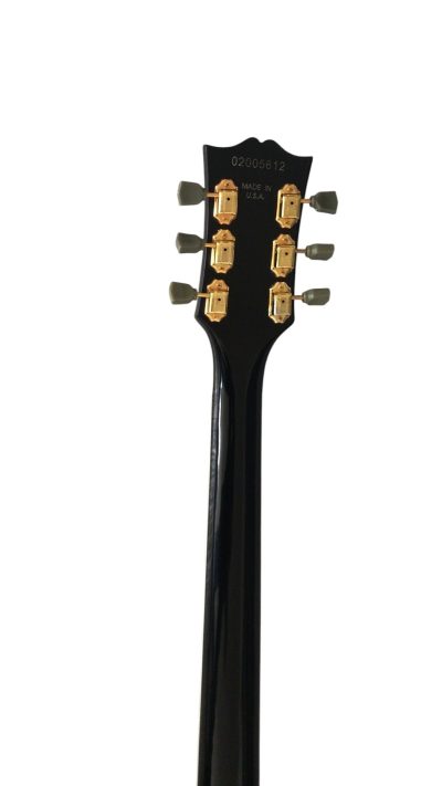 Custom Crown ES335 Bigsby Vibrato Tailpiece Black Semi Hollow Jazz Fhole Guitar - Image 7