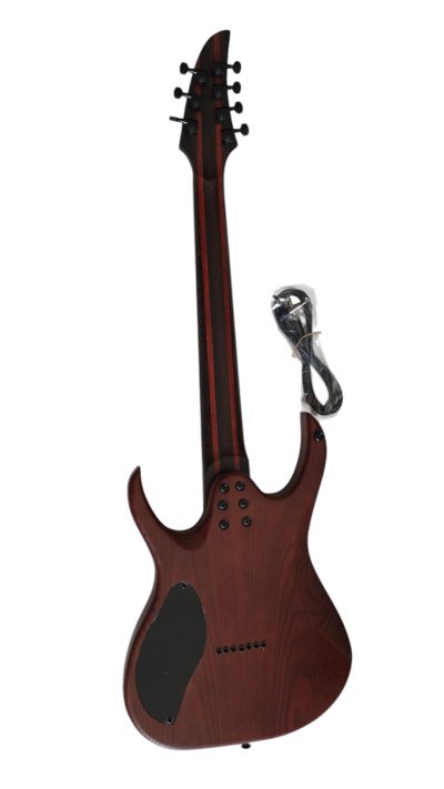 Custom Onyx Duvell Qatsi 7 String Ajna Burst Guitar - Image 7