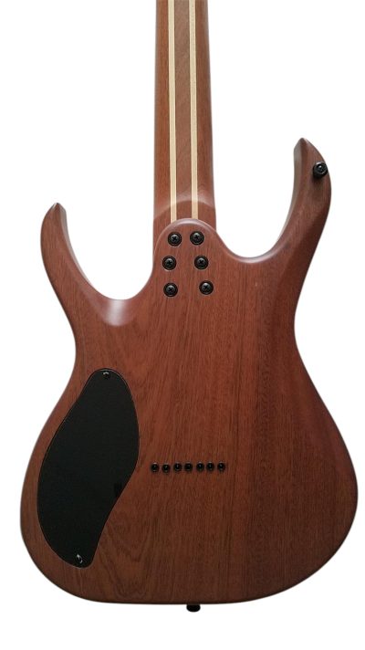 Custom Onyx Duvell Qatsi 7 String Matte Black Electric Guitar - Image 7
