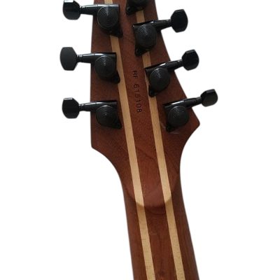 Custom Onyx Duvell Qatsi 7 String Matte Black Electric Guitar - Image 6