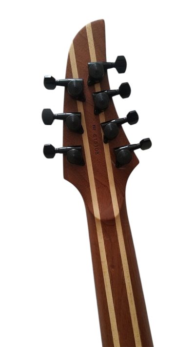 Custom Onyx Duvell Qatsi 7 String Matte Black Electric Guitar - Image 6