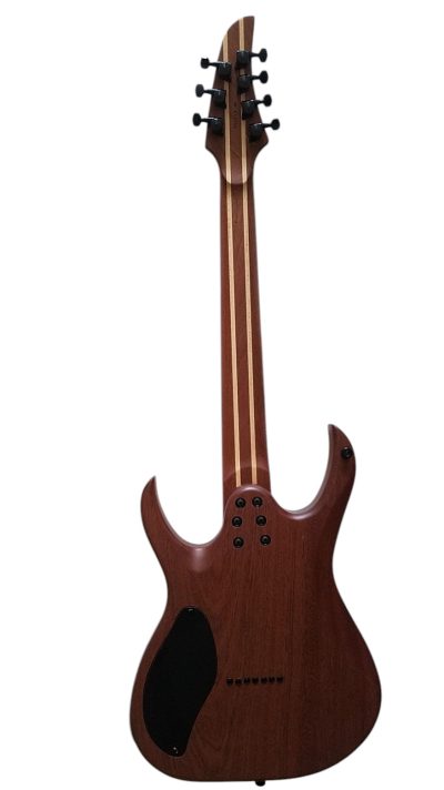 Custom Onyx Duvell Qatsi 7 String Matte Black Electric Guitar - Image 5