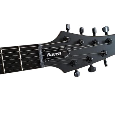 Custom Onyx Duvell Qatsi 7 String Matte Black Electric Guitar - Image 4